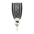 Silver Tassel Embroidered Headband