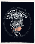 Handmade Miao Silver Headdress Batik Wall Art