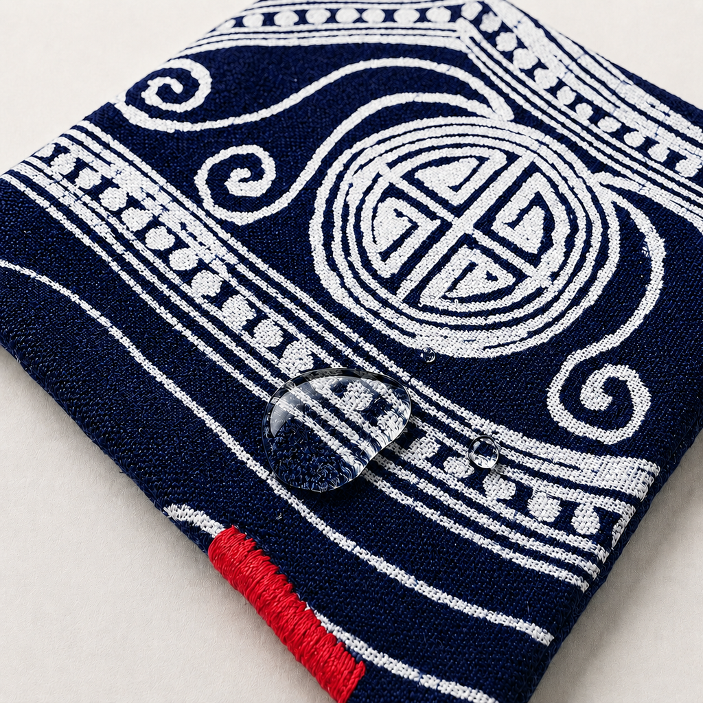 Handmade Indigo Batik 4 Pack Coaster Set