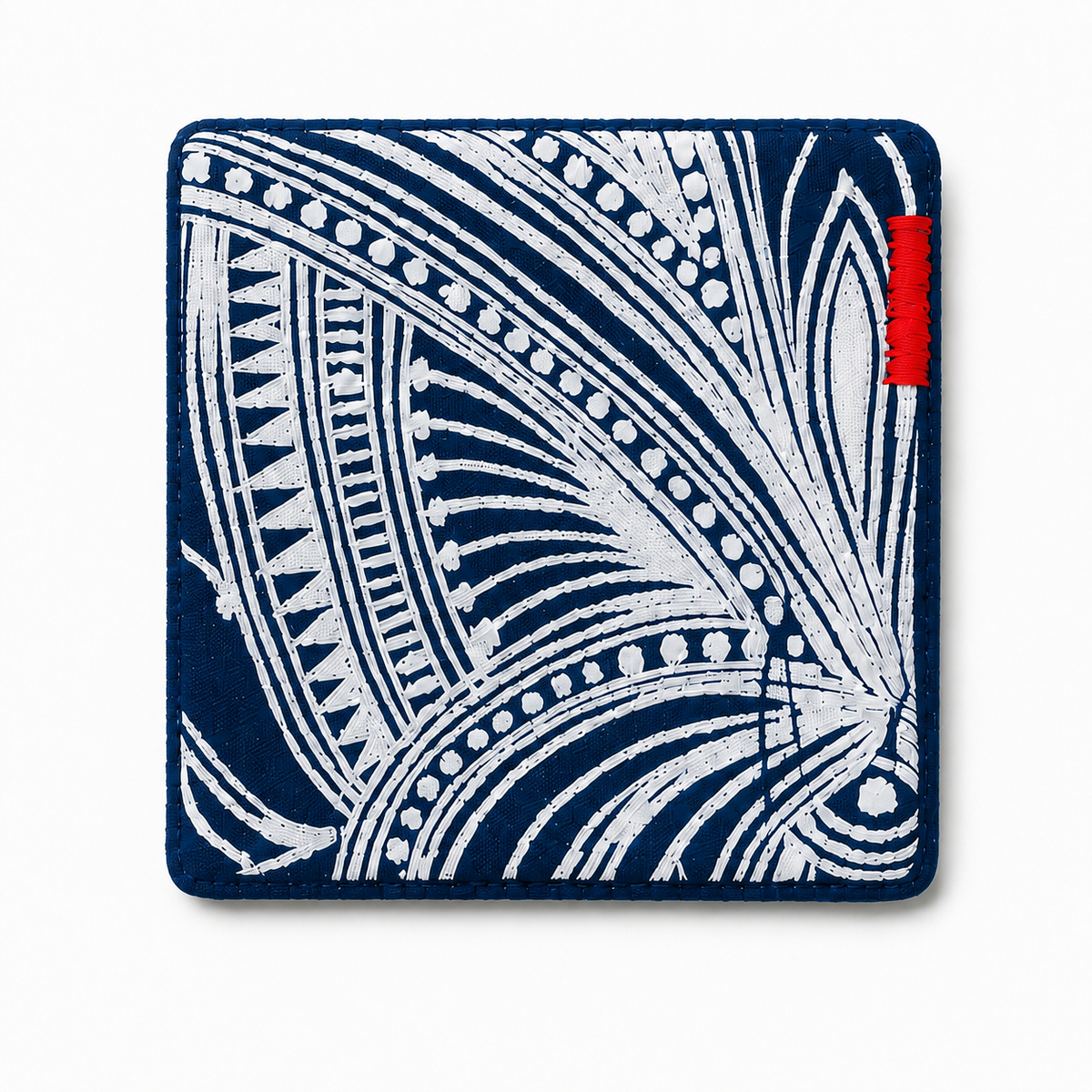 Handmade Indigo Batik 4 Pack Coaster Set