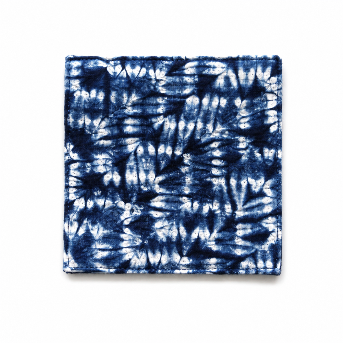 Handmade Indigo Tie-dye 4 Pack Coaster Set
