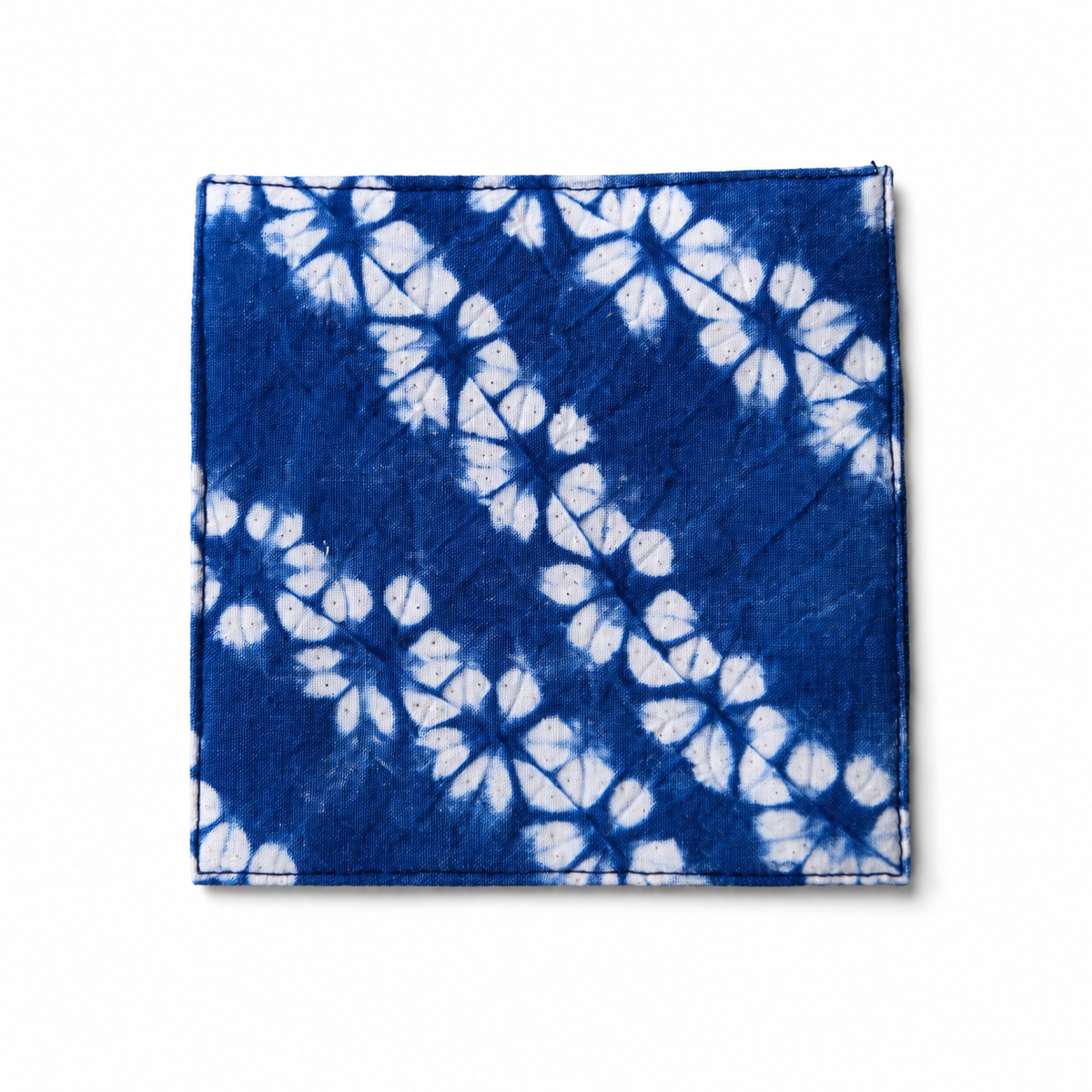 Handmade Indigo Tie-dye 4 Pack Coaster Set