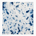 Handmade Indigo Cloud Tie-Dye Square Scarf